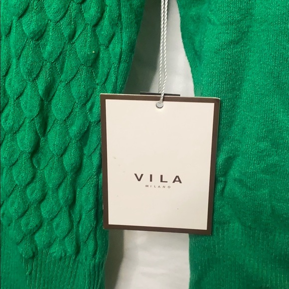 Vila women’s green medium sweater - Picture 2 of 4